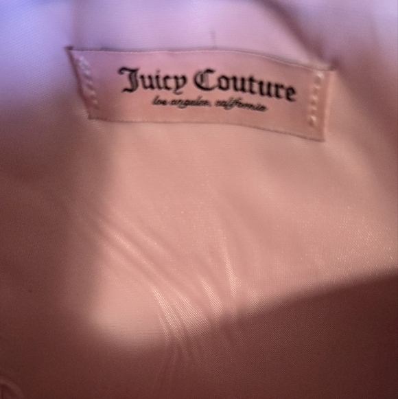 Juicy Couture NWT Blue Velvet Essentials Cosmetic Makeup Toiletry Bag Travel Y2K - Picture 6 of 10